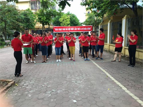 Trường Mầm non Long Biên tham gia “ Ngày hội thể thao ” do Phòng Giáo Dục và Đạo Tạo - Công Đoàn Giáo Dục Quận Long Biên tổ chức.